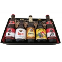 Bierpakket : De beste wensen voor 2022 (5 flesjes) - Zwarte schaal